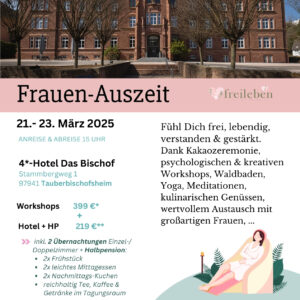 Deine Frauen-Auszeit im März 2025